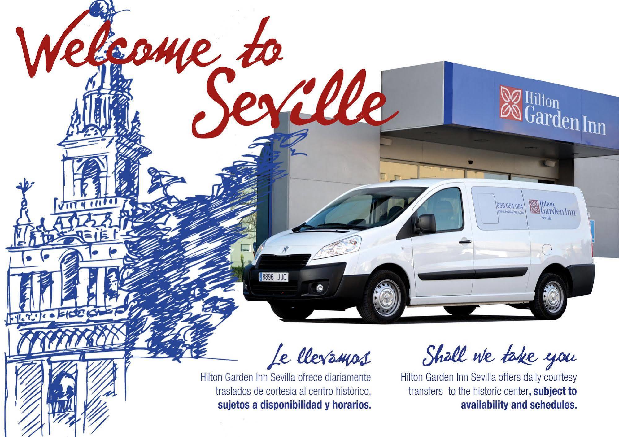 Hilton Garden Inn Sevilla Bagian luar foto